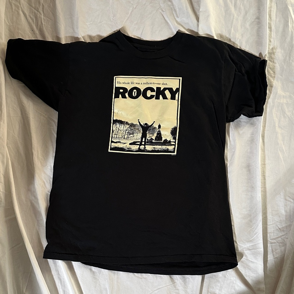 Rocky Black Kids Graphic Tee